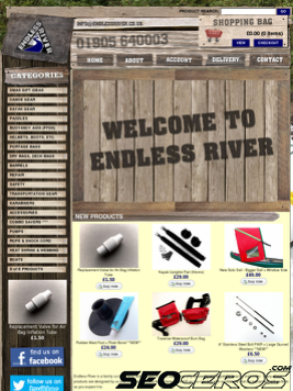 endlessriver.co.uk tablet Vista previa