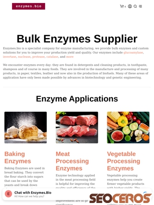 enzymes.bio tablet 미리보기