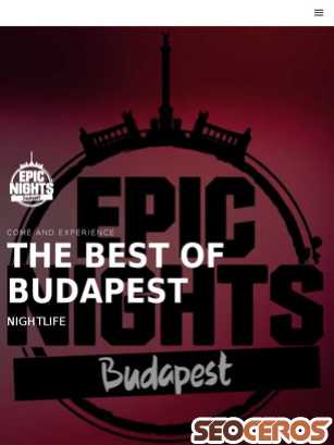 epicnightsbudapest.com tablet preview