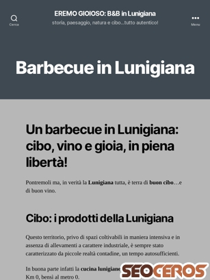 eremogioioso.it/barbecue-in-lunigiana tablet náhled obrázku