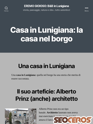 eremogioioso.it/una-casa-in-lunigiana tablet náhľad obrázku