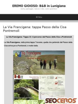eremogioioso.it/via-francigena-tappa-la-cisa-pontremoli tablet vista previa
