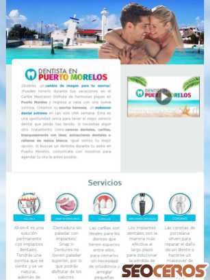 es.dentistinpuertomorelos.com tablet obraz podglądowy