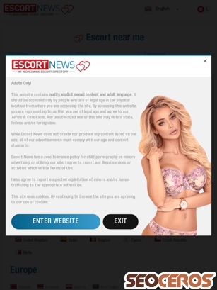 escortnews.com tablet obraz podglądowy