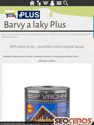 eshop.barvyplus.cz/bsp-vrchni-0-9l-prvotridni-vrchni-olejova-lazura tablet náhled obrázku