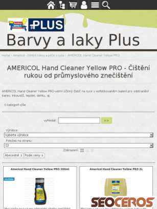 eshop.barvyplus.cz/cz-kategorie_628192-0-americol-hand-cleaner-yellow-pro-cisteni-rukou-od-prumysloveho-znecisteni.html tablet 미리보기