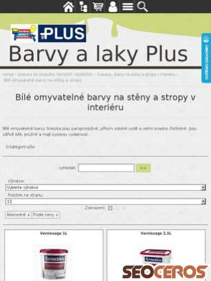 eshop.barvyplus.cz/cz-kategorie_628202-0-bile-omyvatelne-barvy-na-steny-a-stropy-v-interieru.html tablet förhandsvisning