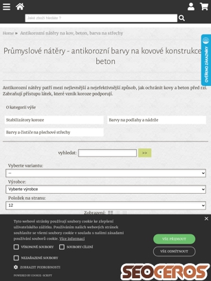 eshop.barvyplus.cz/kategorie/antikorozni-natery-na-kovy-a-beton-www-barvyplus-cz tablet förhandsvisning
