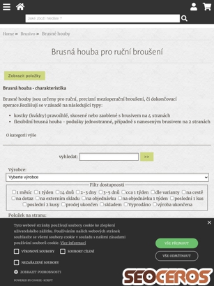 eshop.barvyplus.cz/kategorie/brusna-houba-pro-rucni-brouseni {typen} forhåndsvisning