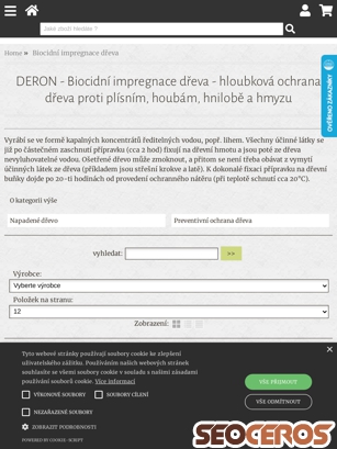 eshop.barvyplus.cz/kategorie/deron-biocidni-impregnace-dreva-hloubkova-ochrana-dreva-proti-plisnim-houbam-hnilobe-a-hmyzu tablet náhled obrázku