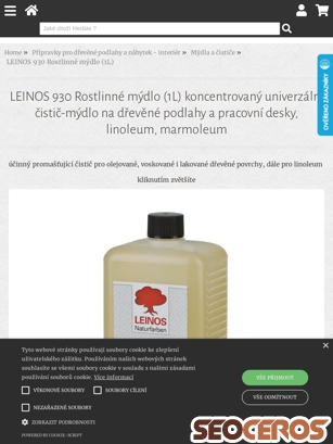 eshop.barvyplus.cz/leinos-930-rostlinne-mydlo-1l-koncentrovany-univerzalni-cistic-mydlo-na-drevene-podlahy-a-pracovni-desky-linoleum-marmoleum tablet náhled obrázku