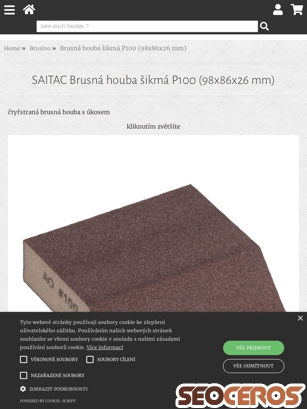 eshop.barvyplus.cz/saitac-brusna-houba-sikma-p100-98x86x26-mm tablet previzualizare