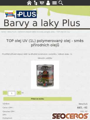 eshop.barvyplus.cz/top-olej-uv-1l-polymerovany-olej-smes-prirodnich-oleju tablet 미리보기