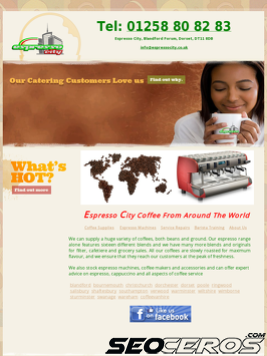 espressocity.co.uk tablet förhandsvisning