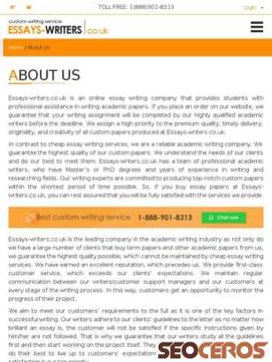 essays-writers.co.uk/about-us.html tablet előnézeti kép