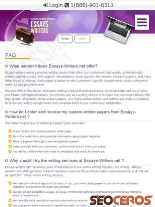 essays-writers.net/faq.html tablet Vista previa