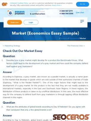 essaysprofessors.com/samples/economics/market.html tablet vista previa