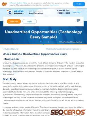 essaysprofessors.com/samples/technology/unadvertised-opportunities.html tablet preview