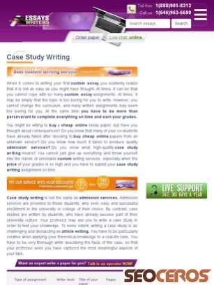 essayswriters.com/case-study-writing.html tablet 미리보기
