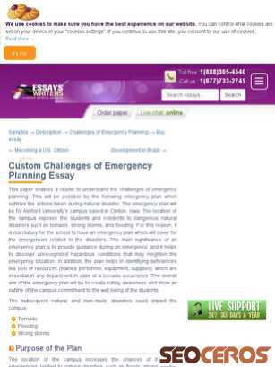 essayswriters.com/essays/Description/challenges-of-emergency-planning.html tablet előnézeti kép