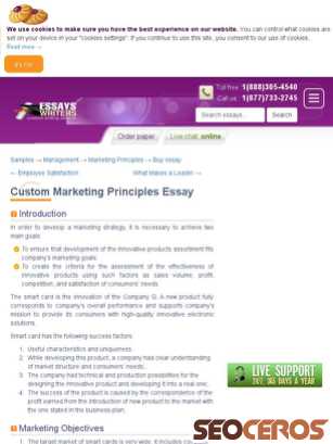 essayswriters.com/essays/Management/marketing-principles.html tablet előnézeti kép