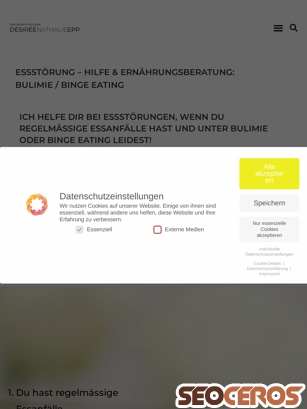 essstoerung-hilfe.de tablet obraz podglądowy