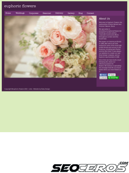 euphoricflowers.co.uk tablet obraz podglądowy