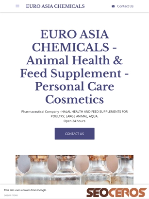 euro-asia-chemicals.business.site tablet náhľad obrázku