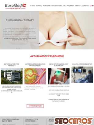 euromedic.com.pl tablet náhled obrázku