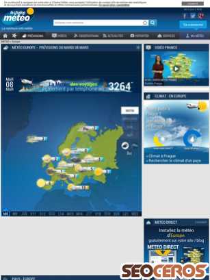 europe.lachainemeteo.com tablet preview