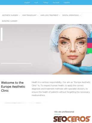 europeaesthetic.com tablet náhled obrázku