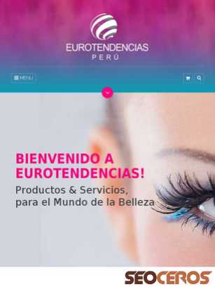 eurotendencias.com tablet förhandsvisning