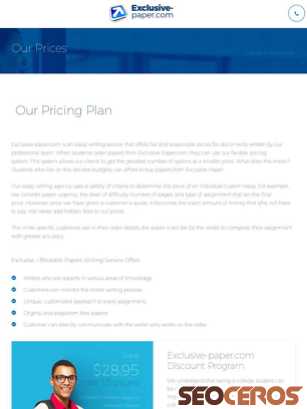 exclusive-paper.com/prices.php tablet förhandsvisning