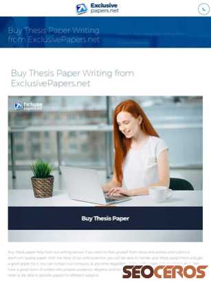 exclusivepapers.net/buy-thesis-paper.php tablet náhľad obrázku