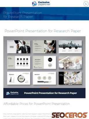 exclusivepapers.net/powerpoint-presentation-for-research-paper.php tablet förhandsvisning