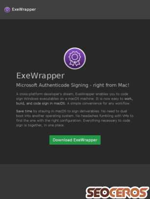 exewrapper.com tablet 미리보기