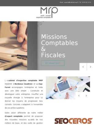 expert-comptable-mrp.fr tablet previzualizare
