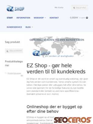 ezshop.dk tablet förhandsvisning