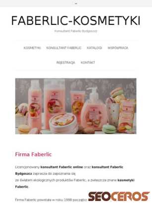 faberlic-kosmetyki.pl tablet vista previa