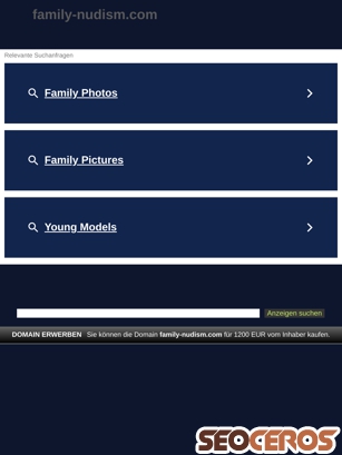 family-nudism.com tablet obraz podglądowy