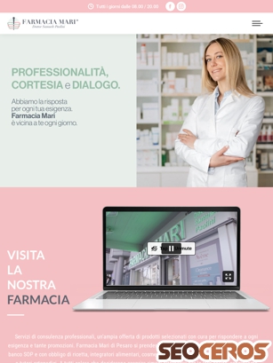 farmaciamari.it tablet anteprima
