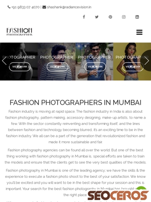 fashionphotographersmumbai.com tablet preview