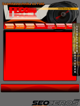 fecomp.hu tablet előnézeti kép