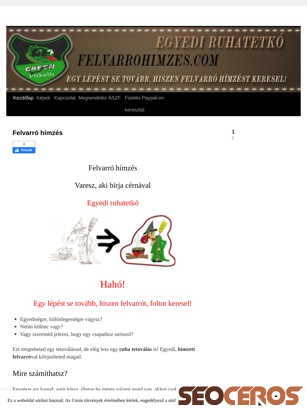 felvarrohimzes.com tablet förhandsvisning