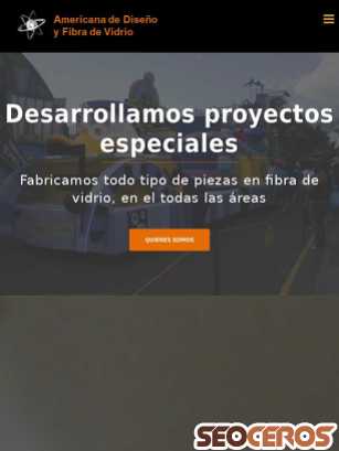 fibradevidriocolombia.com tablet előnézeti kép