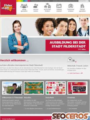 filderstadt.de tablet előnézeti kép