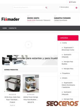 fixmader.com tablet Vorschau