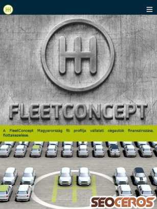 fleetconcept.hu tablet Vorschau