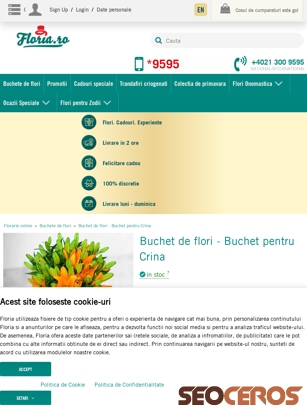 floria.ro/buchet-de-flori-buchet-pentru-crina tablet előnézeti kép