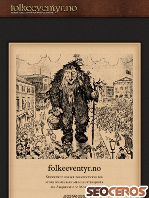 folkeeventyr.no tablet Vorschau
